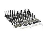Pernos Parabrisas Para KAWASAKI Para Ninja 250 300 650 H2R ZX-6R Z750 Z800 Z1000 Tornillos Carrocería Pernos Carenado Tuercas Resorte