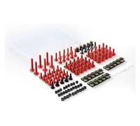 Pernos Parabrisas Para KAWASAKI Para Ninja 250 300 650 H2R ZX-6R Z750 Z800 Z1000 Tornillos Carrocería Pernos Carenado Tuercas Resorte