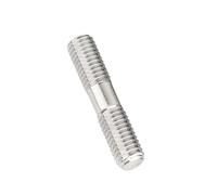 Pernos, pernos de doble cabeza, Varilla roscada de doble cabeza dentada perno acero inoxidable 304