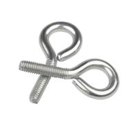 pernos pernos ojo Tornillos roscados a máquina de ojo oveja acero inoxidable 304/pernos extensión con gancho cerrado anillo