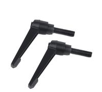 Pernos roscados macho, Manija de perilla ajustable M8, 12-100mm, botón pulsador, trinquete, bloqueo liberación rápida, 2 uds(M8*63 * 50)