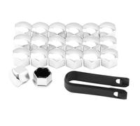 Pernos Rueda Acero Compatible Con JEEP Para Grand Para Cherokee Para Commander Para Renegade Para Wrangler 20 Piezas Cubiertas Ruedas Coche Tuercas Cubo Tapas Pernos Tapa Neumáticos 17 Mm(2)