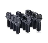 Pernos Rueda Acero Compatible Con Para F31 F07 F02 F25 F15 Pernos De Rueda Tuercas Espárragos 16 Piezas OE: W36136781150,36136781151,36136781152, Hexagonal 17 Mm M12x1.5(M14x1.25)