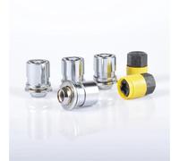 Pernos Rueda Acero Compatible con Toyota para Land para Cruiser M14x1.5 Llanta De Rueda De Coche Tuercas De Bloqueo Cubo De Rueda Perno De Tornillo De Neumático
