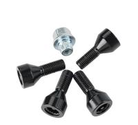 pernos rueda Componente Compatible Con Para Mini Para R57 2009-2016 Para F57 2016 Para R58 2011-2015 Pernos Rueda Coche 4 Uds Orejeta Para Perno Cerradura Tuerca Juego De Llaves(M14x1.25)