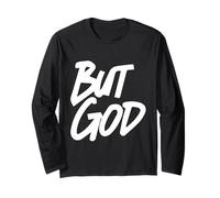 Pero Dios - Cristiano religioso Jesús Icono Fe Esperanza - Paint Manga Larga