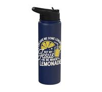 Pero Dios mío, está haciendo limonada en un puesto de limonada Stainless Steel Insulated Water Bottle