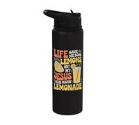 Pero Dios mío, está haciendo limonada en un puesto de limonada Stainless Steel Insulated Water Bottle