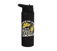 Pero Dios mío, está haciendo limonada en un puesto de limonada Stainless Steel Insulated Water Bottle