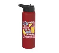 Pero Dios mío, está haciendo limonada en un puesto de limonada Stainless Steel Insulated Water Bottle