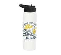 Pero Dios mío, está haciendo limonada en un puesto de limonada Stainless Steel Insulated Water Bottle