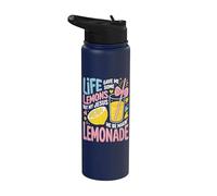 Pero Dios mío, está haciendo limonada en un puesto de limonada Stainless Steel Insulated Water Bottle