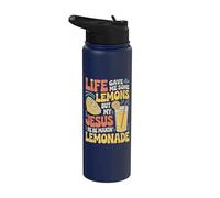 Pero Dios mío, está haciendo limonada en un puesto de limonada Stainless Steel Insulated Water Bottle