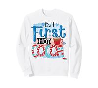 Pero el Primer Cacao Caliente frío Fuera de Invierno Temporada de Nieve Amante Sudadera