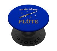 Pero Entonces Flauta Regalo Música Solfeo Instrumento PopSockets PopGrip Adhesivo