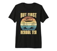 Pero First Herbal Tea Retro ama la Taza de té Herbalism Herbalism Herbal Tea Camiseta Premium