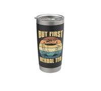 Pero First Herbal Tea Retro ama la taza de té Herbalism Herbalism Herbal Tea Vaso térmico de acero inoxidable de doble pared