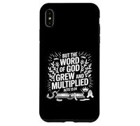 Pero la Palabra de Dios creció Hechos 12 Escrituras Diseño de Poder Carcasa para iPhone XS Max