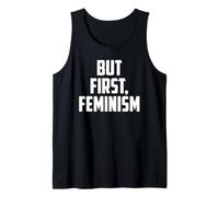 Pero la Primera Cita de empoderamiento del Feminismo Camiseta sin Mangas