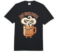 Pero la Primera mañana del Espresso Adicto a la cafeína del café Comfort Colors Adult Heavyweight T-Shirt