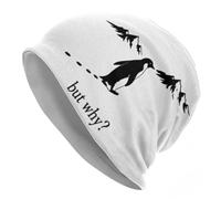 Pero ¿por qué Penguin Skullies Gorros de Verano Hombres de Mujer Sombreros de Exterior Cálidos Sombreros Multifunción Sombrero Conjunto