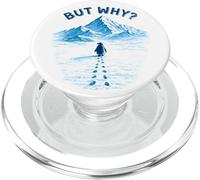 Pero por qué - Pingüino nihilista - Sublimación PopSockets PopGrip para MagSafe