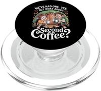 Pero, ¿qué pasa con el segundo café - adicto al café PopSockets PopGrip para MagSafe