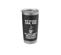 Pero qué pasa con el segundo café Vaso térmico de acero inoxidable de doble pared