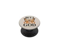 Pero Todavía Confío en Dios Fe Cristiana Mariposa PopSockets PopGrip Adhesivo