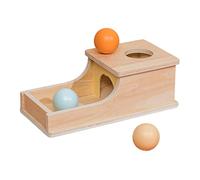 Perodlly Permanencia de Objetos Caja Moneda de Madera Caja Juguetes con Bola en Forma de cajón para educación temprana de niños...