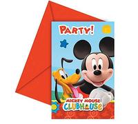 Perona - Pack 6 Invitaciones, Mickey Mouse (50872)