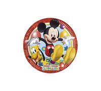 PERONA Pack 8 platos 20 cm, Mickey Mouse, multicolor, (50861)