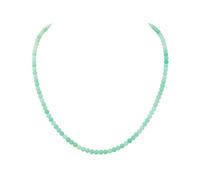 PERORNO Collar de Piedras Preciosas para Mujer, Rubí, Zafiro, Esmeralda, Amatista, 40 cm, Cierre Mosquetón, Ajustable