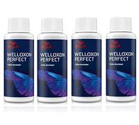 Peróxido de agua Welloxon Perfect de Wella Professionals, 4 unidades, 6% H2O2, 60 ml