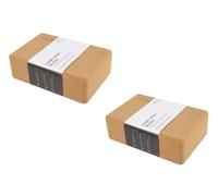 PERPETUAL Bloque de Yoga de Corcho (Pack de 2 Unidades Corcho)