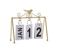 Perpetual Desk Calendar Office Desktop Decoration Reusable Flip Calendars