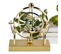 Perpetual Motion Machine - Swing Ball Ornament | Science Motion Ball Desk Toy | Decoración rotativa celestial eléctrica, para sala de estar, ciencia, decoración del hogar, dormitorio, oficina