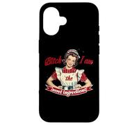 Perra, Soy El Ingrediente Secreto Pin Up Girl En La Cocina Carcasa para iPhone 16