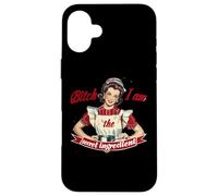 Perra, Soy El Ingrediente Secreto Pin Up Girl En La Cocina Carcasa para iPhone 16 Plus