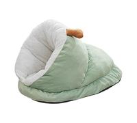 Perrera cálida y antideslizante para gatos de interior, bonita caseta para gatos con pantuflas, tienda de campaña para cachorros, gatitos, perros