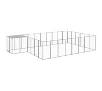 Perrera color Plateado