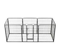 Perrera de exterior para perros color Negro