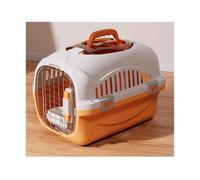 Perrera para Perros Caja de Aire for Gatos, Bolsa for, Jaula portátil for, Caja for, envío for Perros, for for el Auto(Orange)
