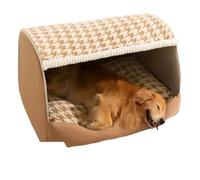Perrera para perros de otoño e invierno con cajón de rejilla para perros grandes y grandes, para dormir profundamente, para gatos (A1, S, 35 x 30 x 30 cm)