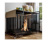 Perrera para Perros Dog Cage For Large Dogs with Toilet Separation Pet One Room Living Bathroom Kennel