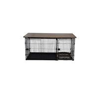 Perrera para Perros Jaula for Perros Perrera con Inodoro Shiba Inu Corgi Perro Mediano y Grande pequeño Mascota Valla Interior for(04,Grande)