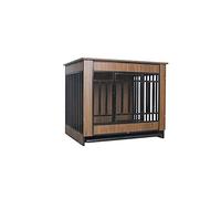 Perrera para Perros Peluche for Perros pequeños y medianos, Corgi con Inodoro, Villa for Mascotas separada, hogar Interior(Grande)