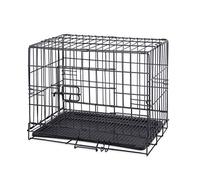 Perreras Jaula para Perros Casa Plegable para Perros Casa Grande para Perros Valla para Mascotas Pequeñas Y Medianas Suministros para Mascotas para Interiores Y Exteriores (Negro 46x30x38cm)