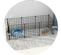 Perreras Jaula para Perros Interior Barrera De Aislamiento para Perros Pequeños Y Medianos Almacenamiento En El Hogar Ensamblado Libremente Fácil De Limpiar Valla para Gatos Suministros para Mascotas