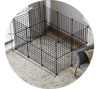 Perreras Jaula para Perros Interior Barrera De Aislamiento para Perros Pequeños Y Medianos Montado Libremente Almacenamiento En El Hogar Fácil De Limpiar Valla para Gatos Suministros para Mascotas Reg